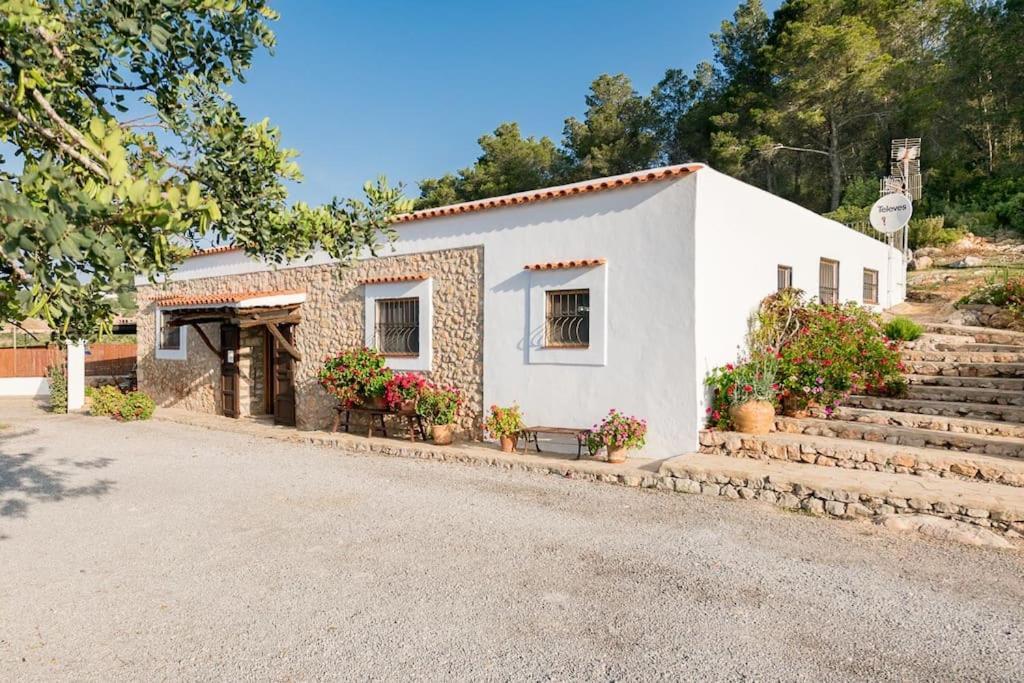 Casa Can Lluc Con Piscina, Jardin Y Vista Al Campo Sant Miquel de Balansat Exteriér fotografie