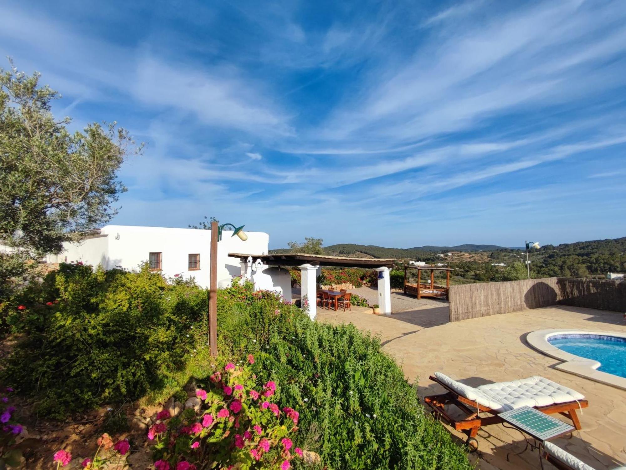 Casa Can Lluc Con Piscina, Jardin Y Vista Al Campo Sant Miquel de Balansat Exteriér fotografie