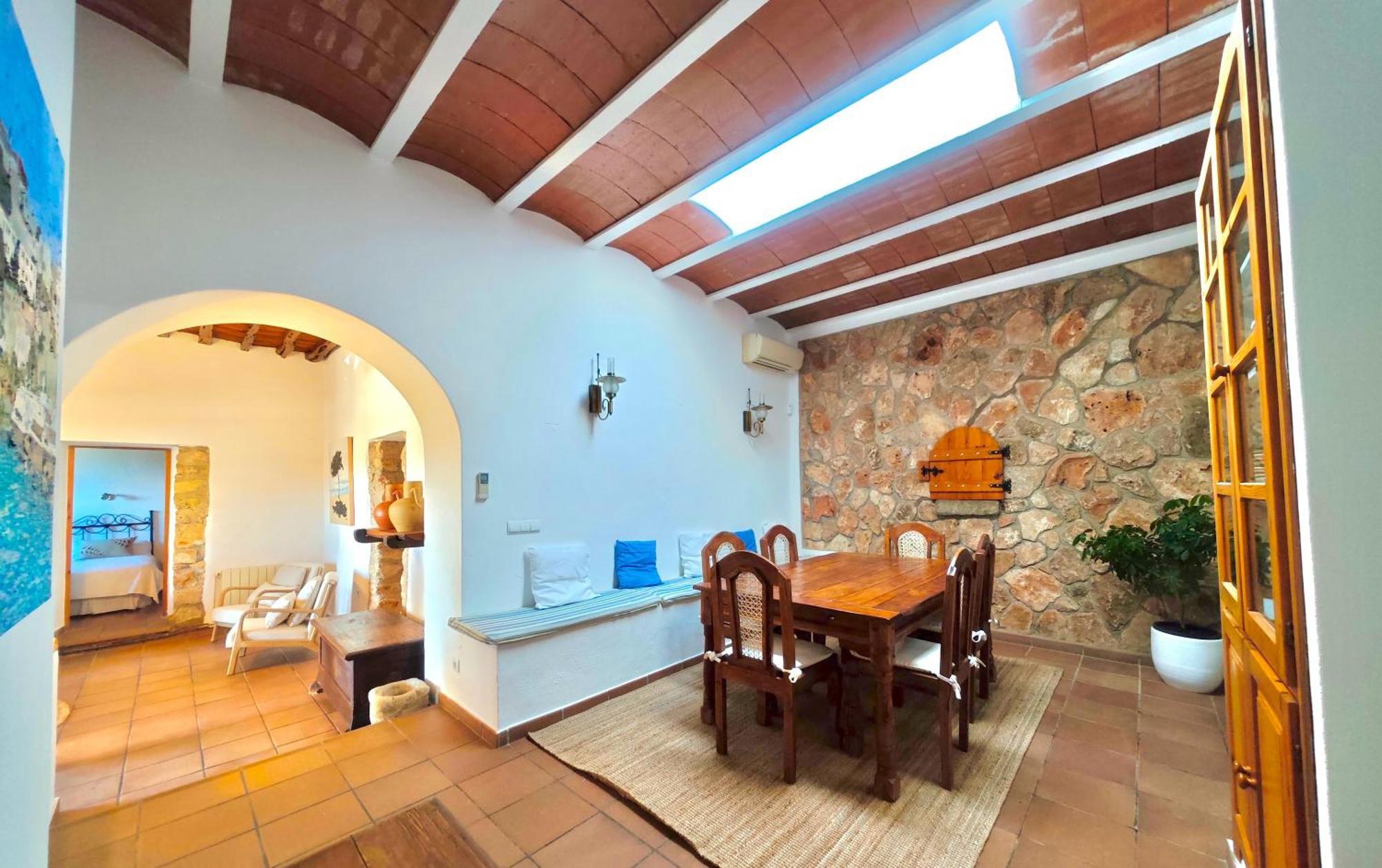 Casa Can Lluc Con Piscina, Jardin Y Vista Al Campo Sant Miquel de Balansat Exteriér fotografie