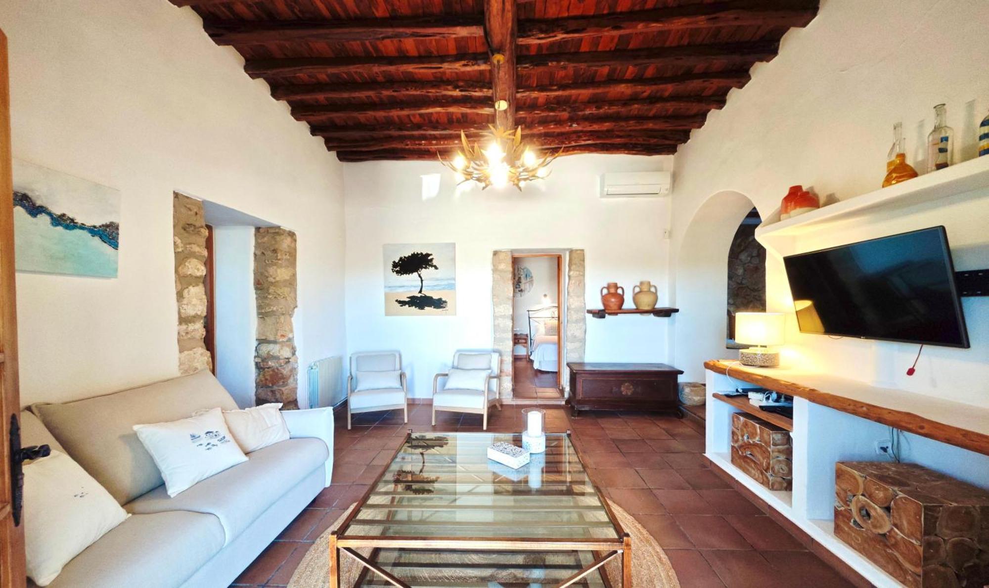 Casa Can Lluc Con Piscina, Jardin Y Vista Al Campo Sant Miquel de Balansat Exteriér fotografie