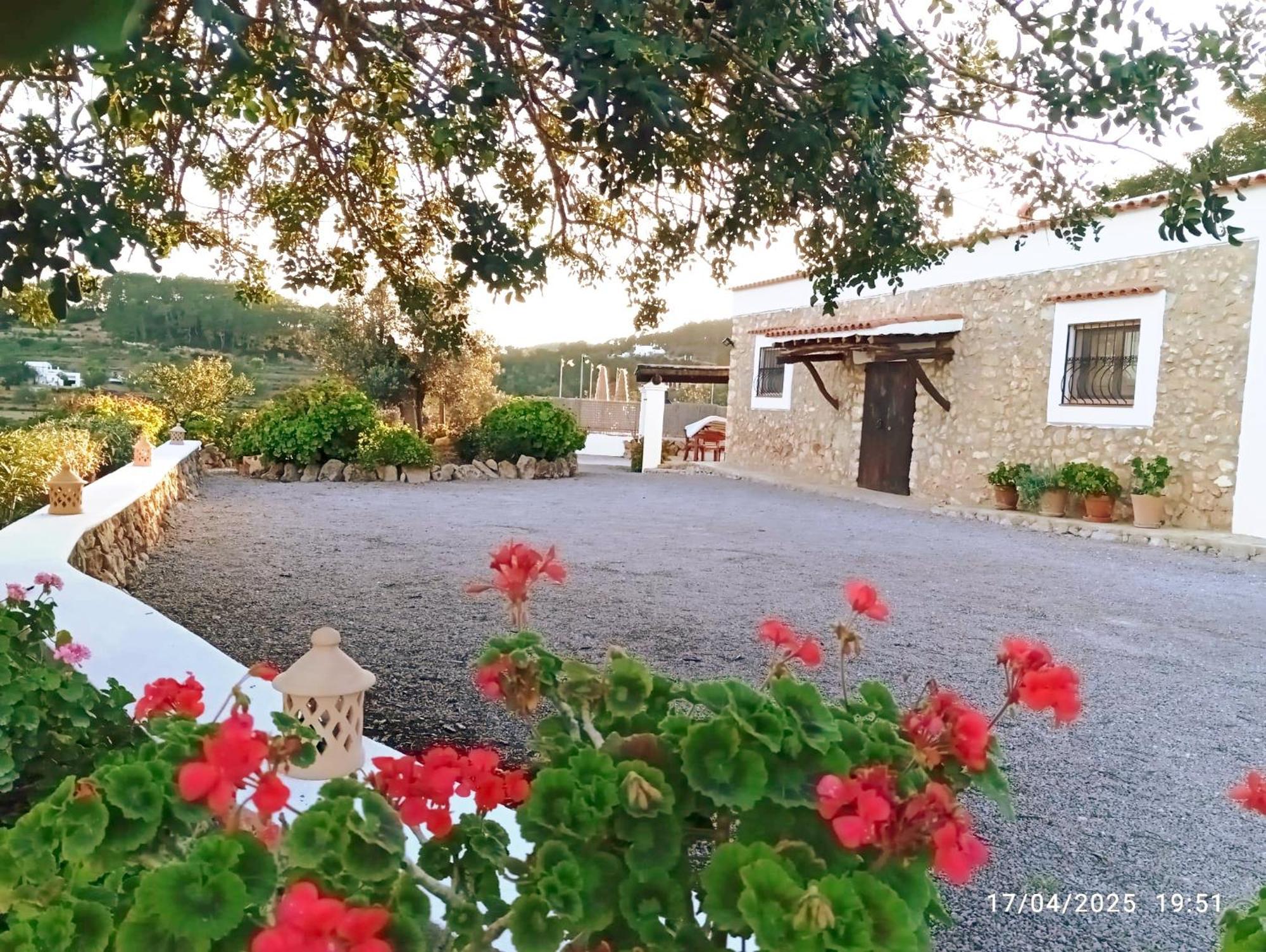 Casa Can Lluc Con Piscina, Jardin Y Vista Al Campo Sant Miquel de Balansat Exteriér fotografie